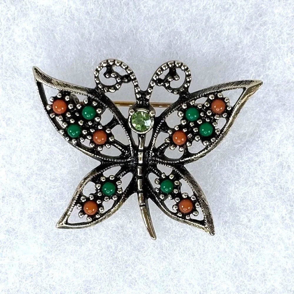 Sarah Coventry Vintage Wings of Fashion Butterfly Brooch